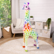 Rainbow Giraffe Lifelike Plush Z3