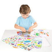 Reusable Sticker Pad 3-Pack: Jungle, Farm, Under the Sea E7