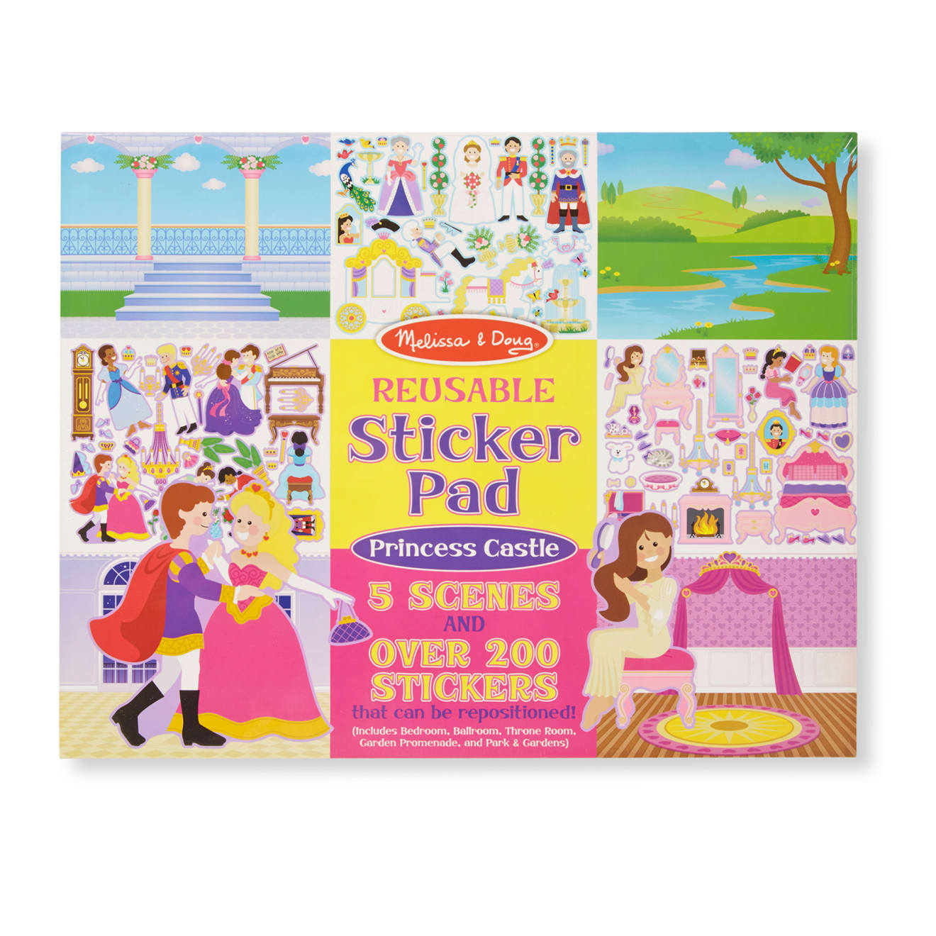 Reusable Sticker Pad Bundle - Fairy, Princess, Dress-Up, and Play House L6