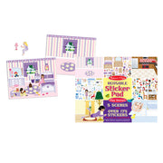 Reusable Sticker Pad Bundle - Fairy, Princess, Dress-Up, and Play House L6