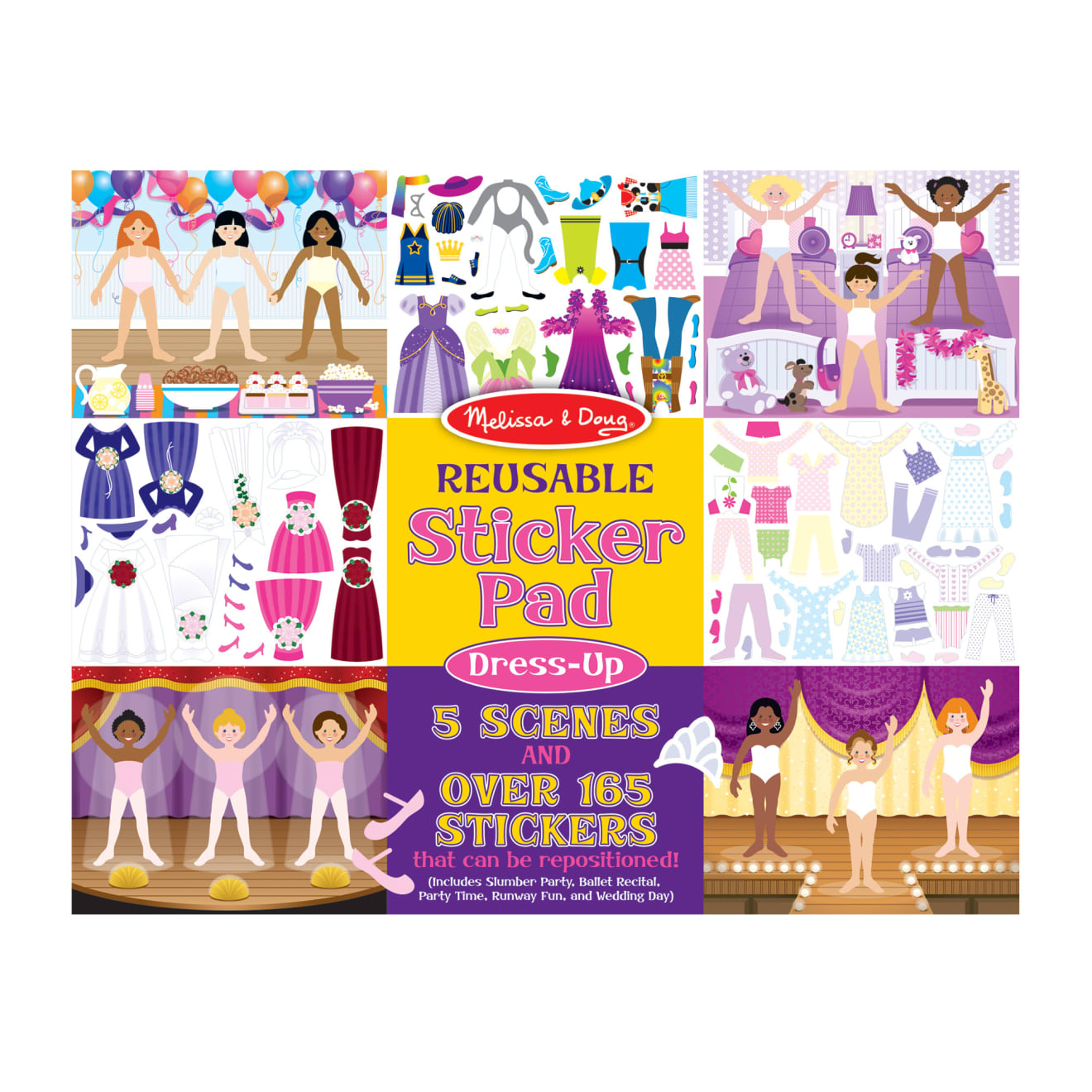 Reusable Sticker Pad - Dress-Up I1