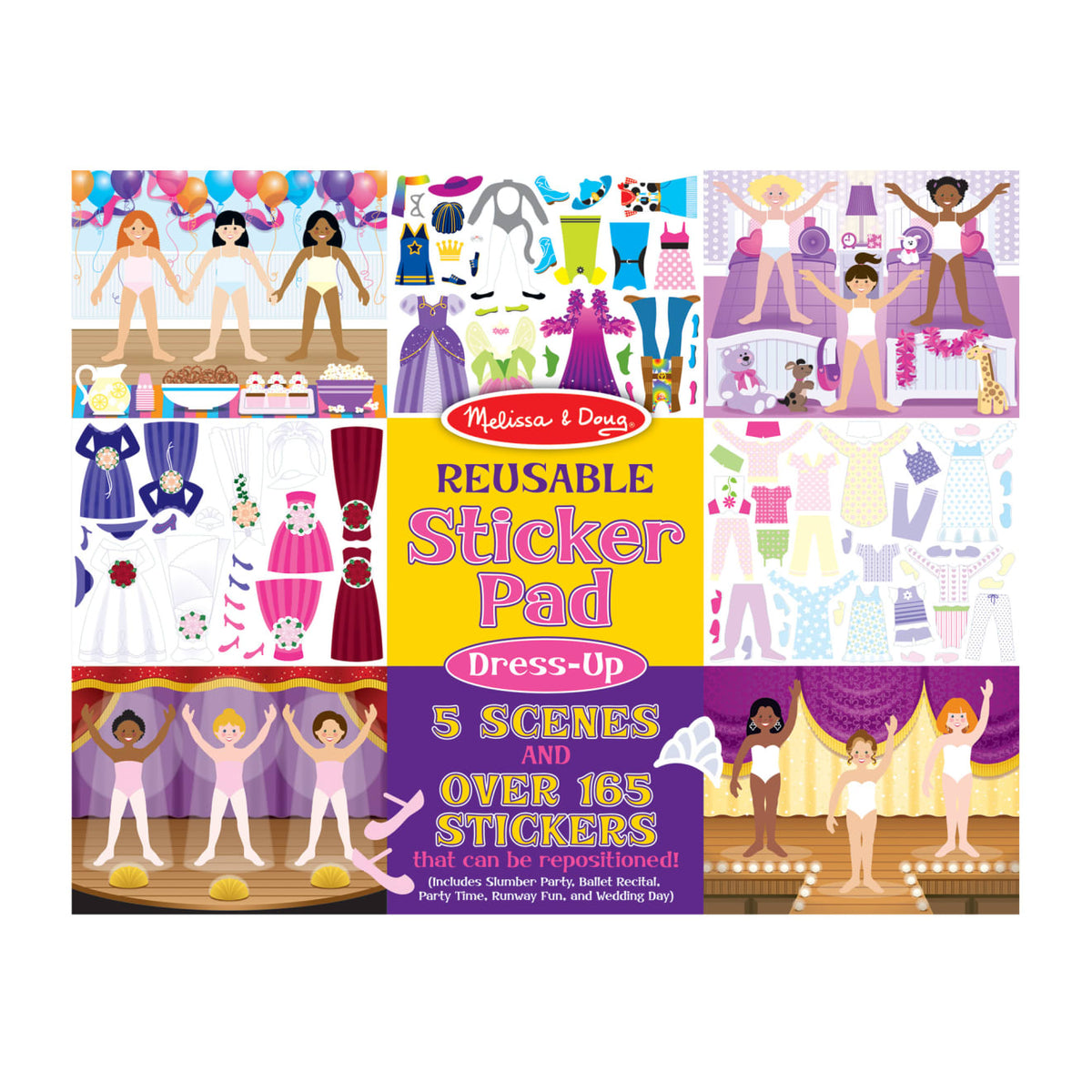 Reusable Sticker Pad - Dress-Up I9