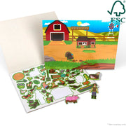 Reusable Sticker Pad - Farm F0