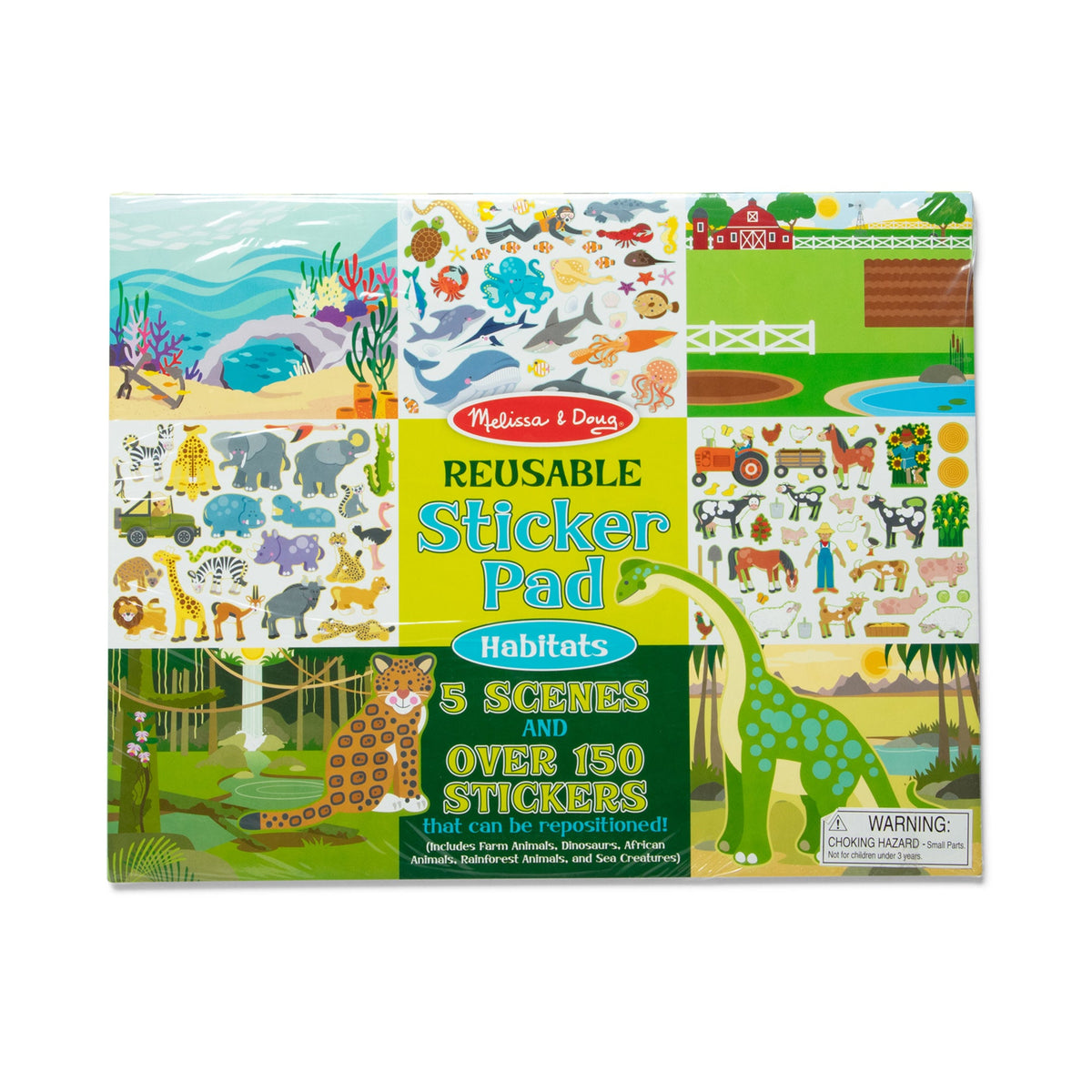 Reusable Sticker Pad - Habitats Z8