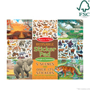 Reusable Sticker Pad - Jungle and Savanna F5