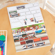 Reusable Sticker Pad - Vehicles C9