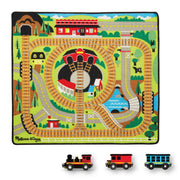 Round the Rails Train Rug M1