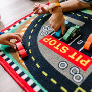 Round the Speedway Race Track Rug & Car Set N7