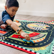 Round the Speedway Race Track Rug & Car Set N7