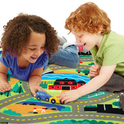 Round the Town Road Rug & Car Set F6