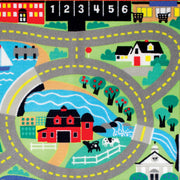 Round the Town Road Rug & Car Set F6