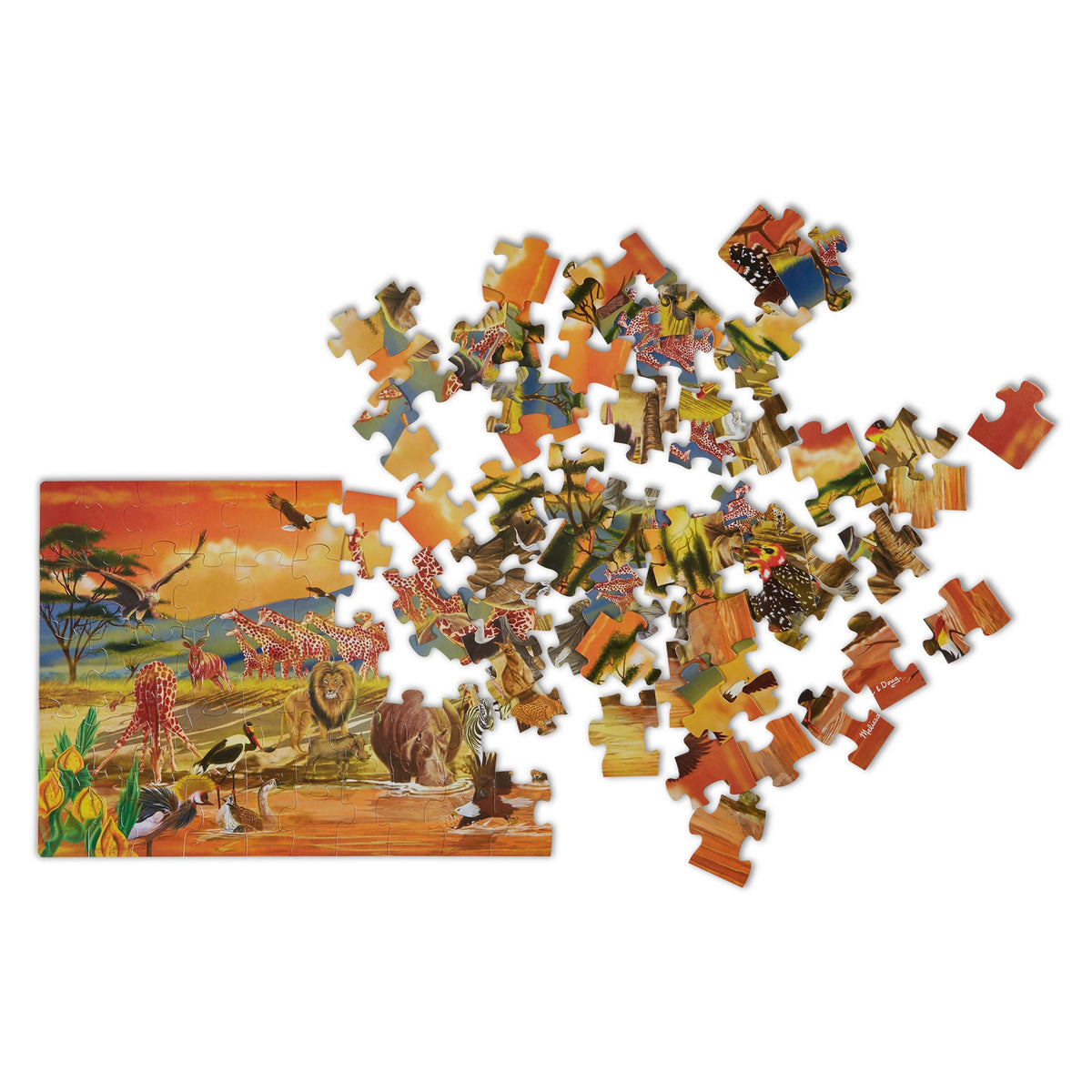 Safari Floor Puzzle - 100 Pieces U4