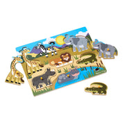 Safari Peg Puzzle - 7 Pieces K9