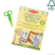 Safari Scissor Skills Activity Pad X3