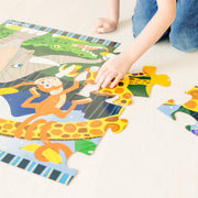 Safari Social Floor Puzzle - 24 Pieces O0