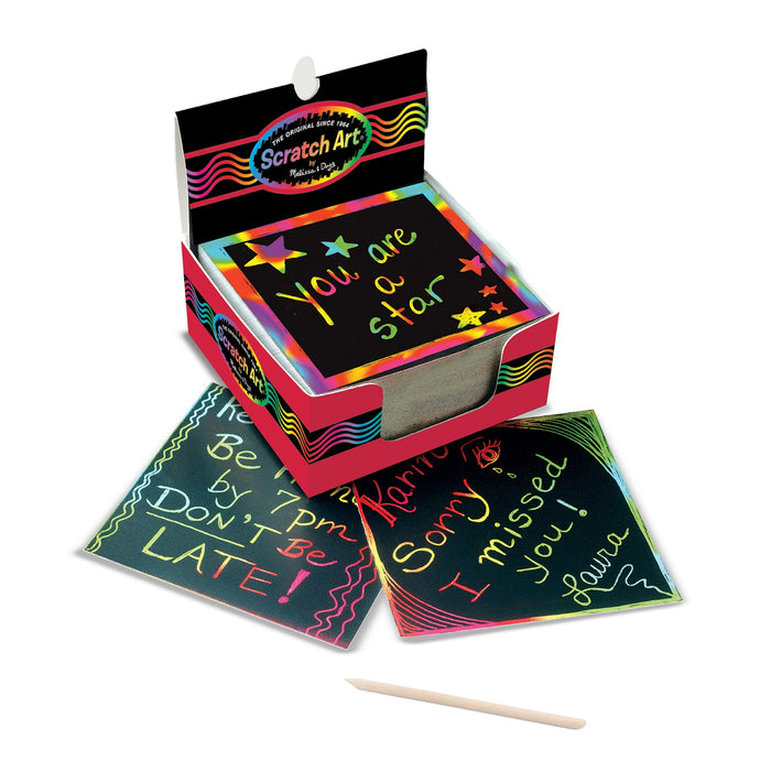 Scratch Art Rainbow Mini Notes _Box of 125 B0