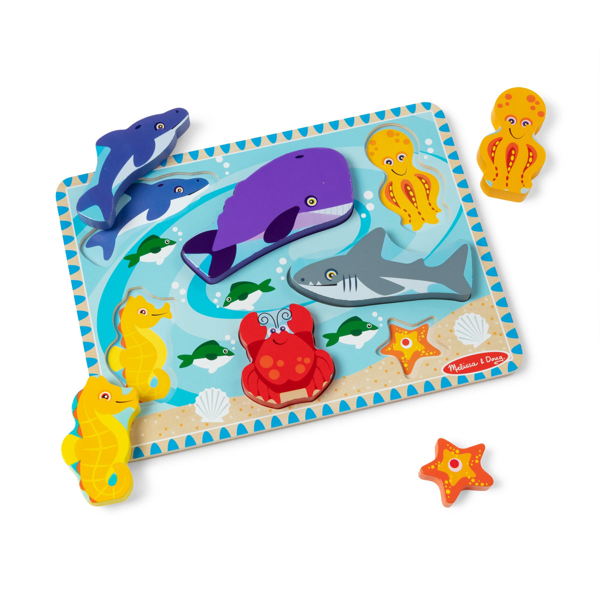 Sea Creatures Chunky Puzzle - 7 Pieces G2