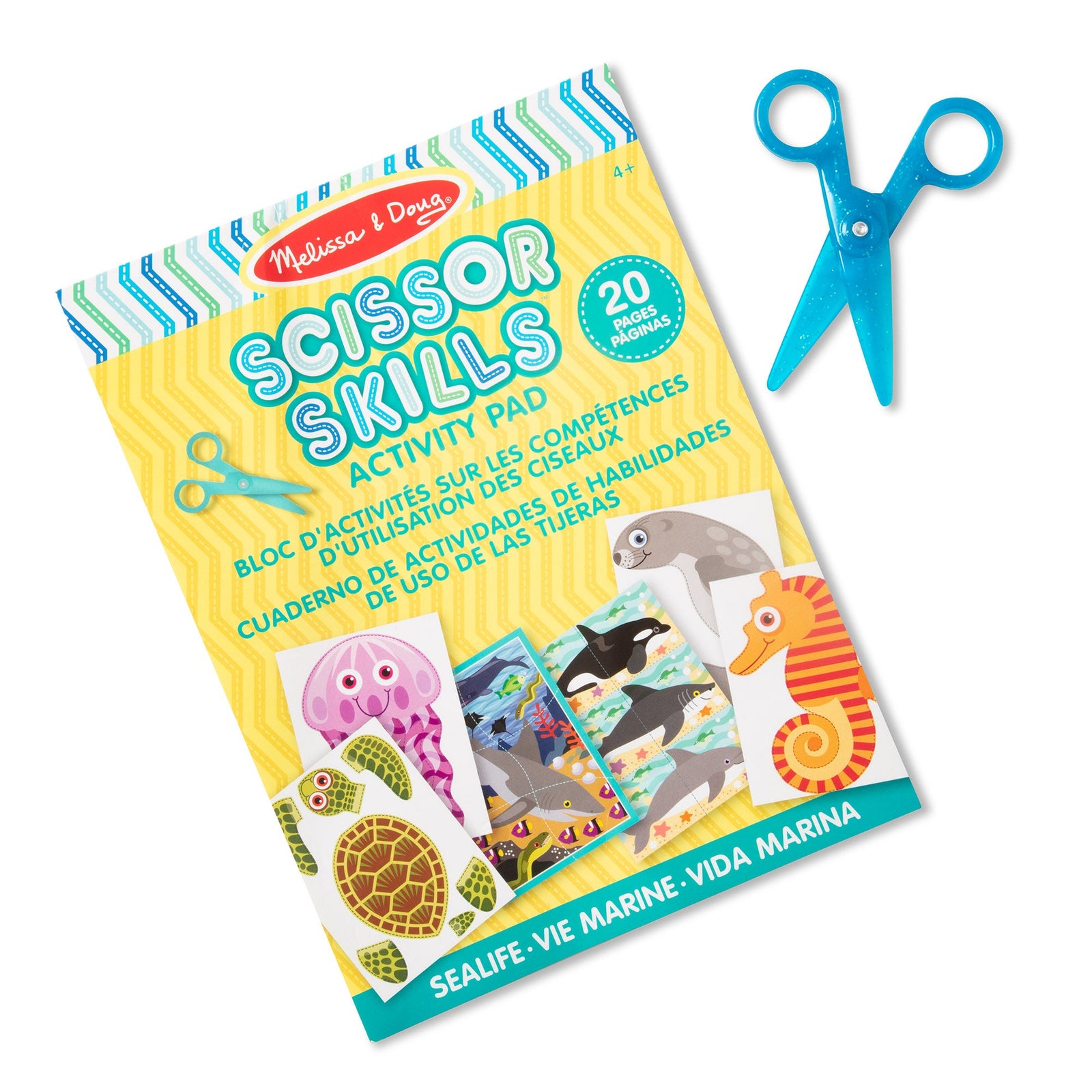 Sea Life Scissor Skills Activity Pad F5