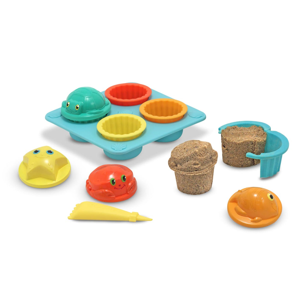 Seaside Sidekicks Sand Cupcake Set G3