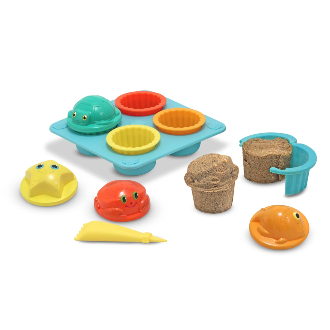 Seaside Sidekicks Sand Cupcake Set Q6