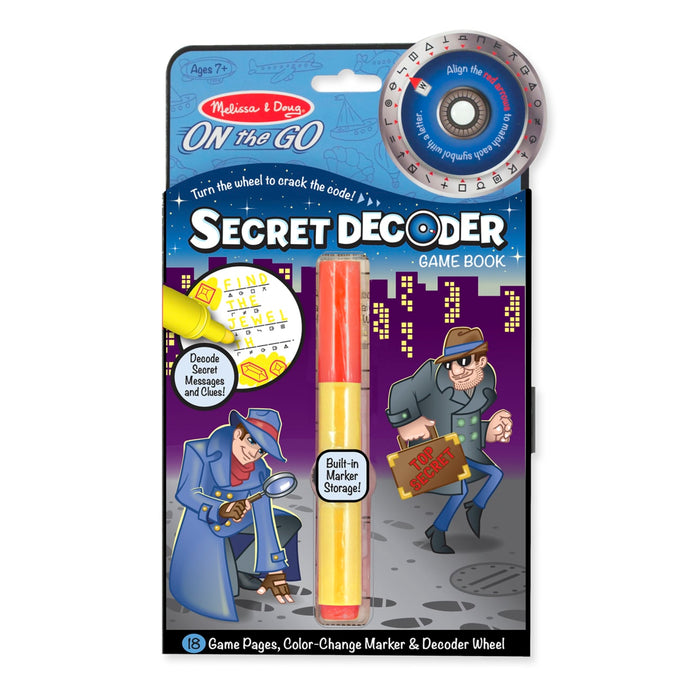 Secret Decoder Game Book - On the Go Travel Activity Book X6