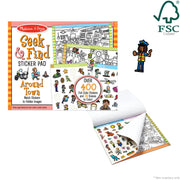Seek & Find Sticker Pad – Around Town Q6