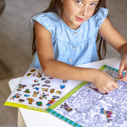 Seek & Find Sticker Pad – Around Town Q6