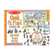 Seek & Find Sticker Pad – Around Town Q6