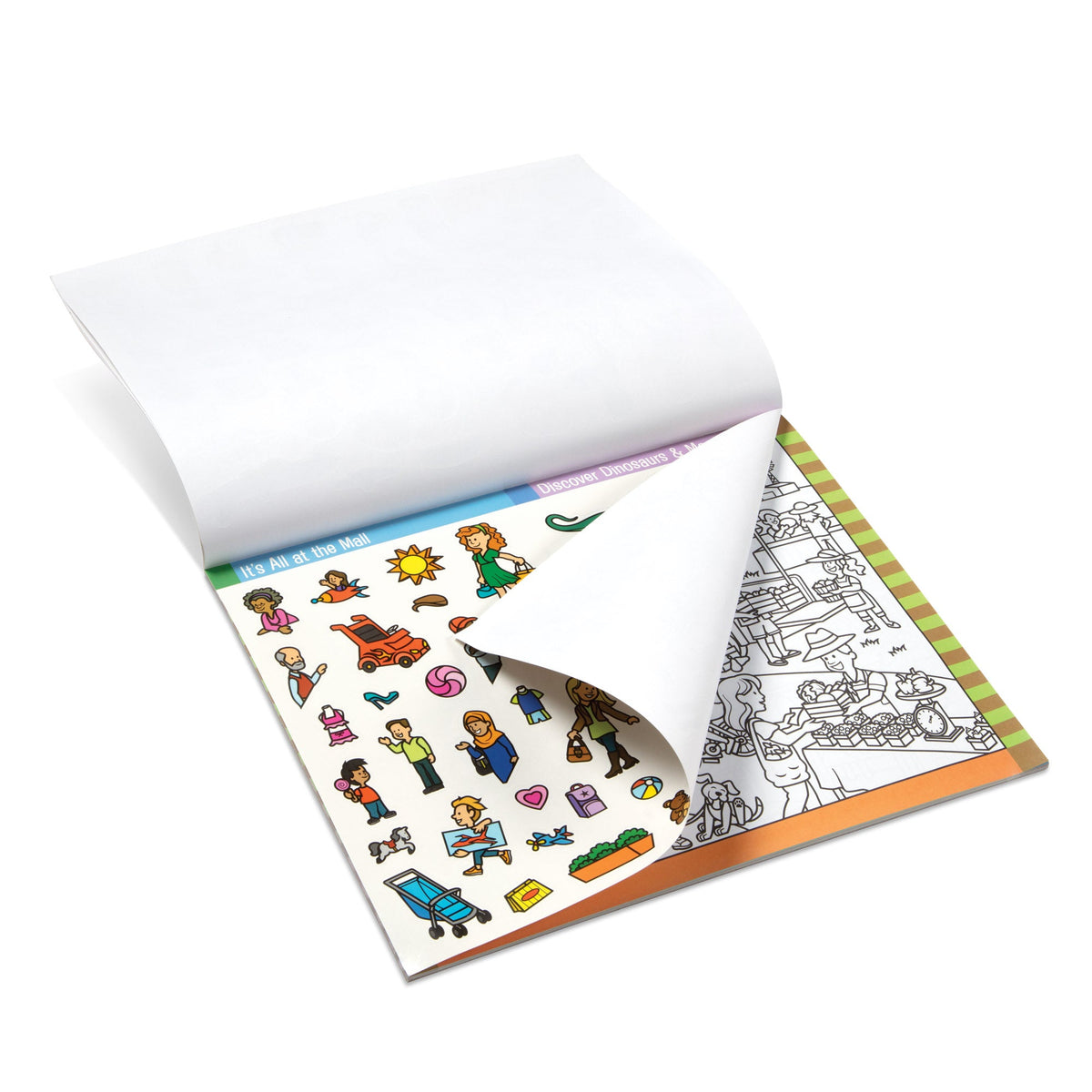 Seek & Find Sticker Pad – Around Town R0