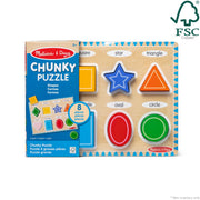 Shapes Chunky Puzzle - 8 Pieces D3