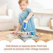 Simmer & Stir Stovetop Play Set with Color Changing Water WOW! X6