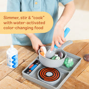 Simmer & Stir Stovetop Play Set with Color Changing Water WOW! X6