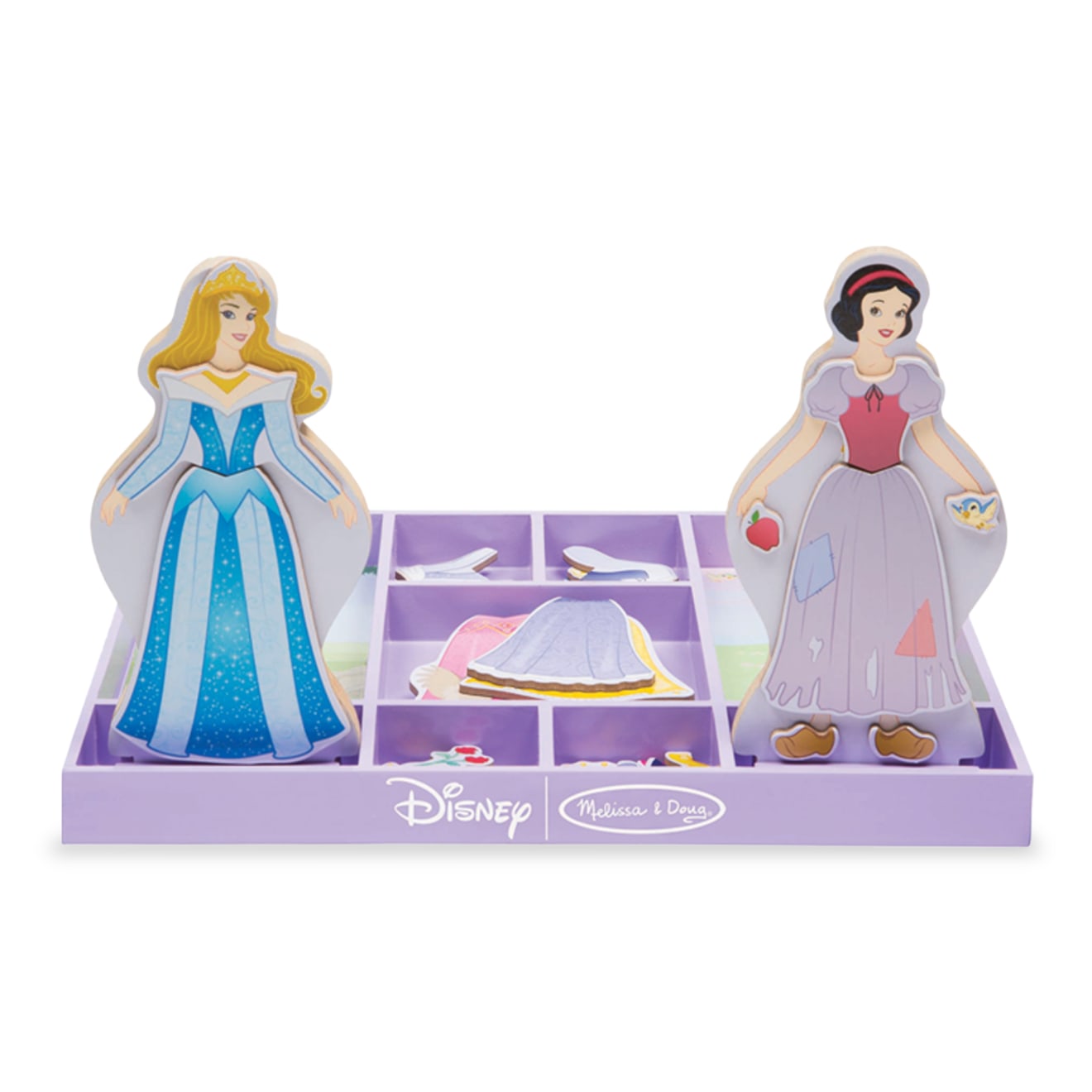 Sleeping Beauty & Snow White Wooden Magnetic Dress-Up B0