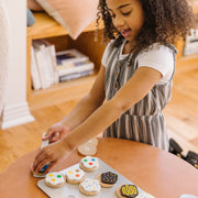 Slice & Bake Cookie Set - Wooden Play Food H6