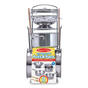 Stainless Steel Pots & Pans Play Set R6