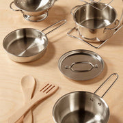 Stainless Steel Pots & Pans Play Set R6
