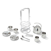 Stainless Steel Tea Set with Storage Stand F6