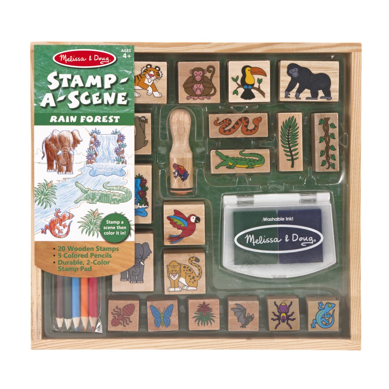 Stamp-a-Scene Rain Forest D4