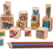 Stamp-a-Scene Rain Forest D4