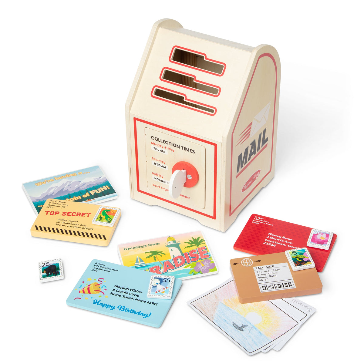 Stamp and Sort Mailbox Play Set E5