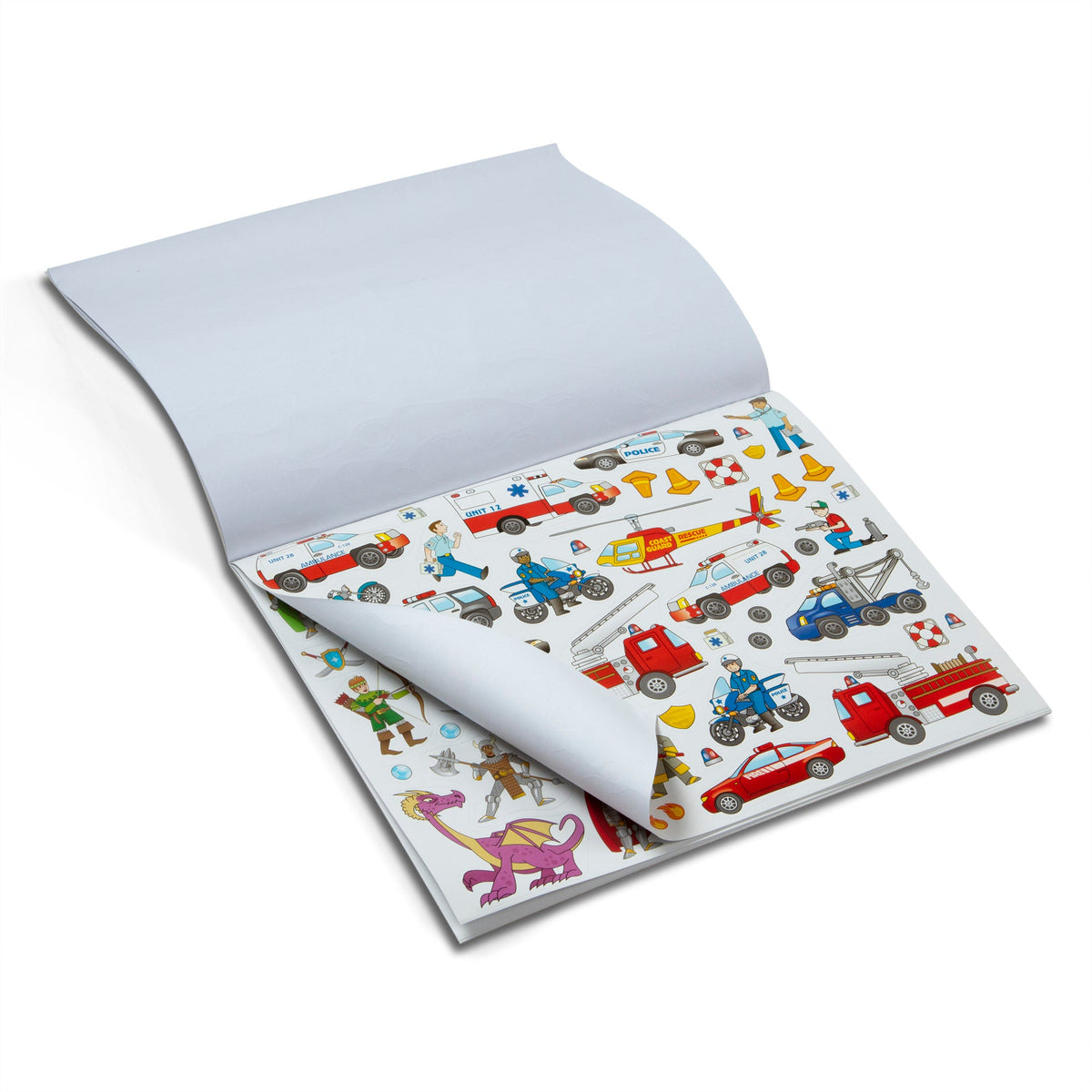 Sticker Collection - Dinosaurs, Vehicles, Space, and More M1