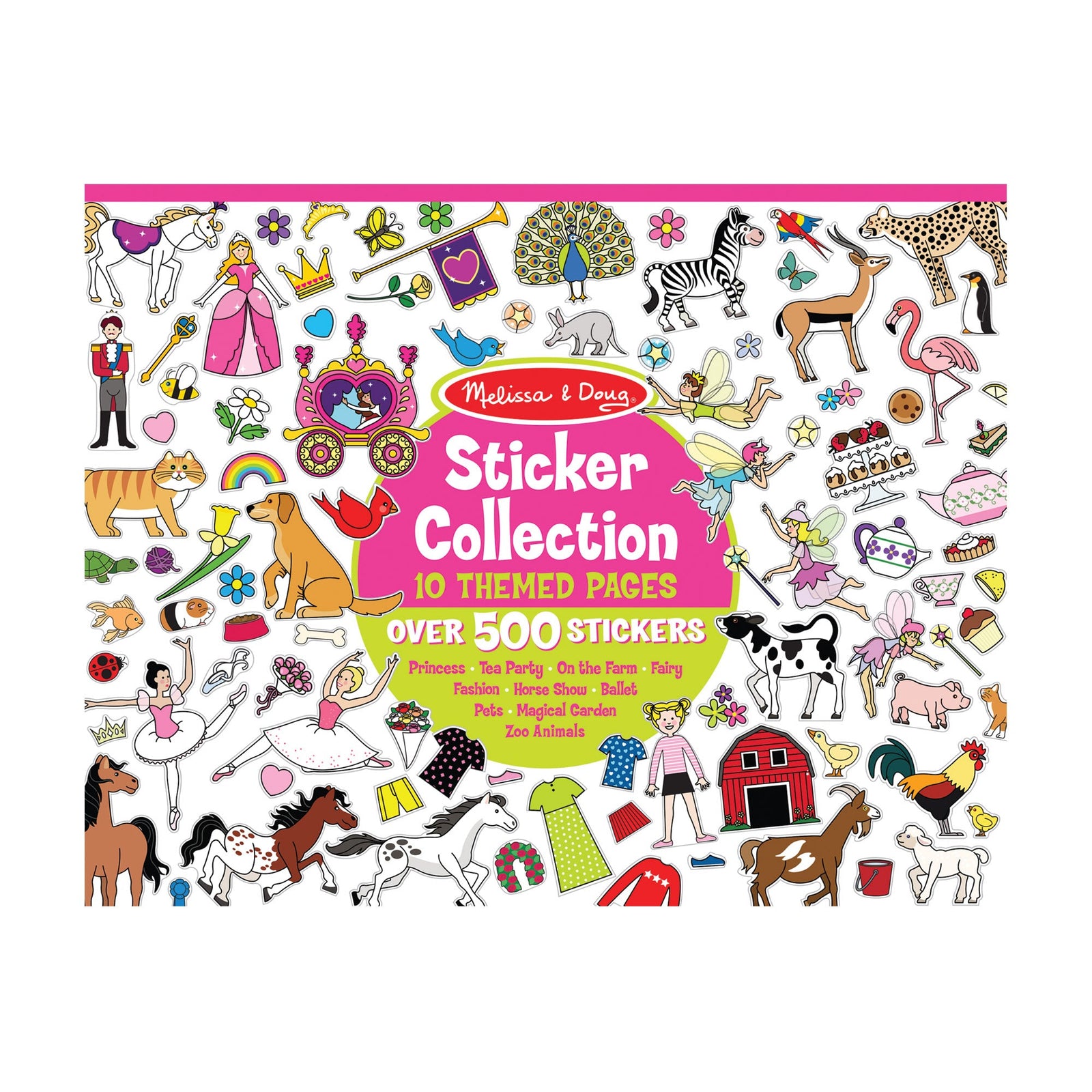 Sticker Collection - Princesses, Tea Party, Animals, and More C6