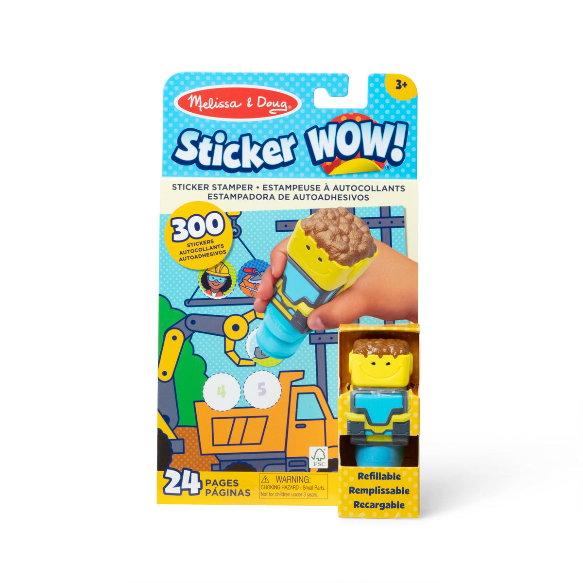 Sticker WOW!™ Activity Pad & Sticker Stamper - Bulldozer P7