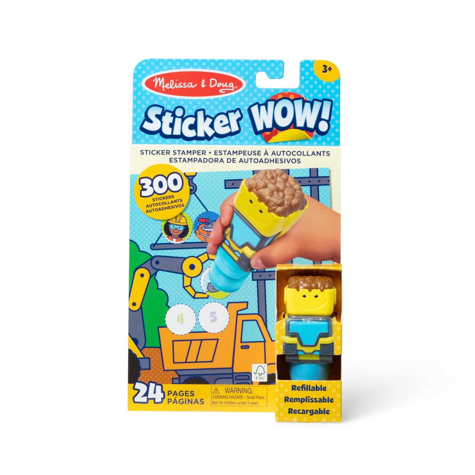 Sticker WOW!™ Activity Pad & Sticker Stamper - Bulldozer X9