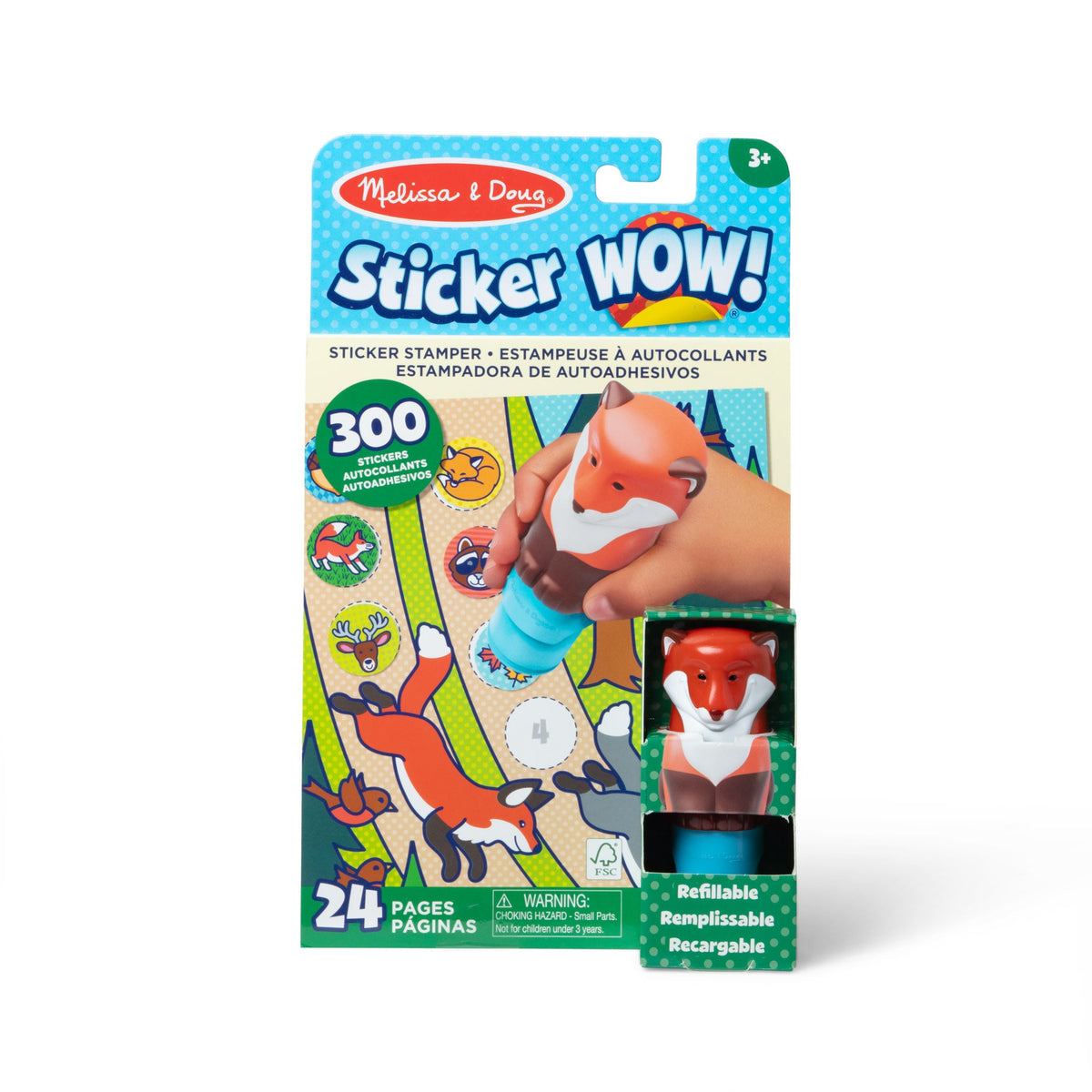 Sticker WOW!™ Activity Pad & Sticker Stamper - Fox V1