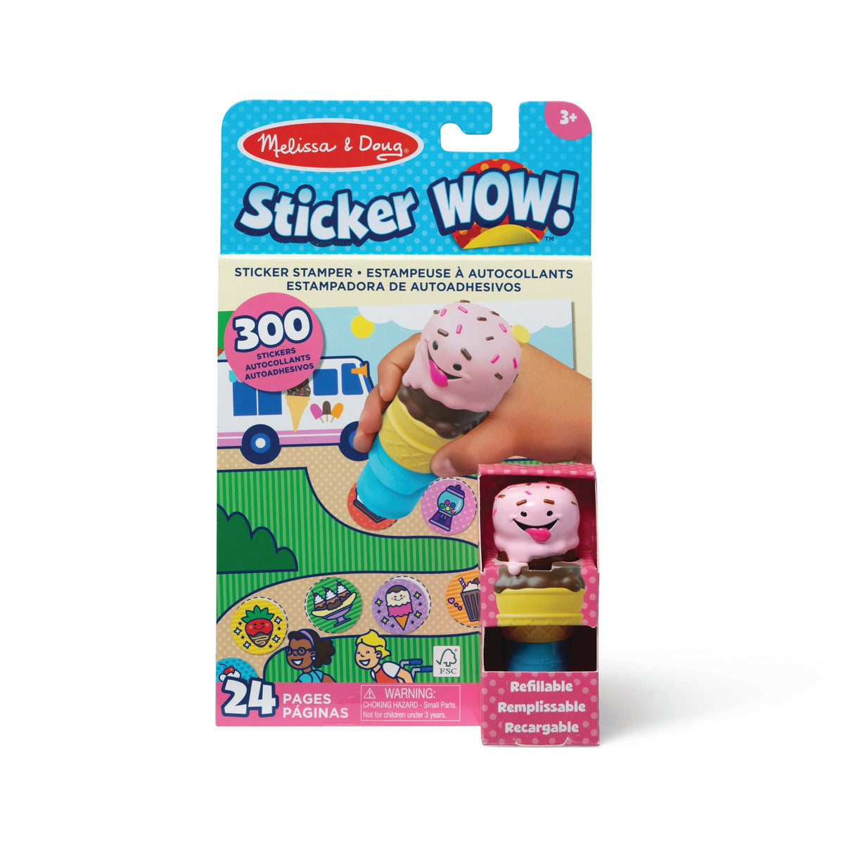 Sticker WOW!™ Activity Pad & Sticker Stamper - Ice Cream E9