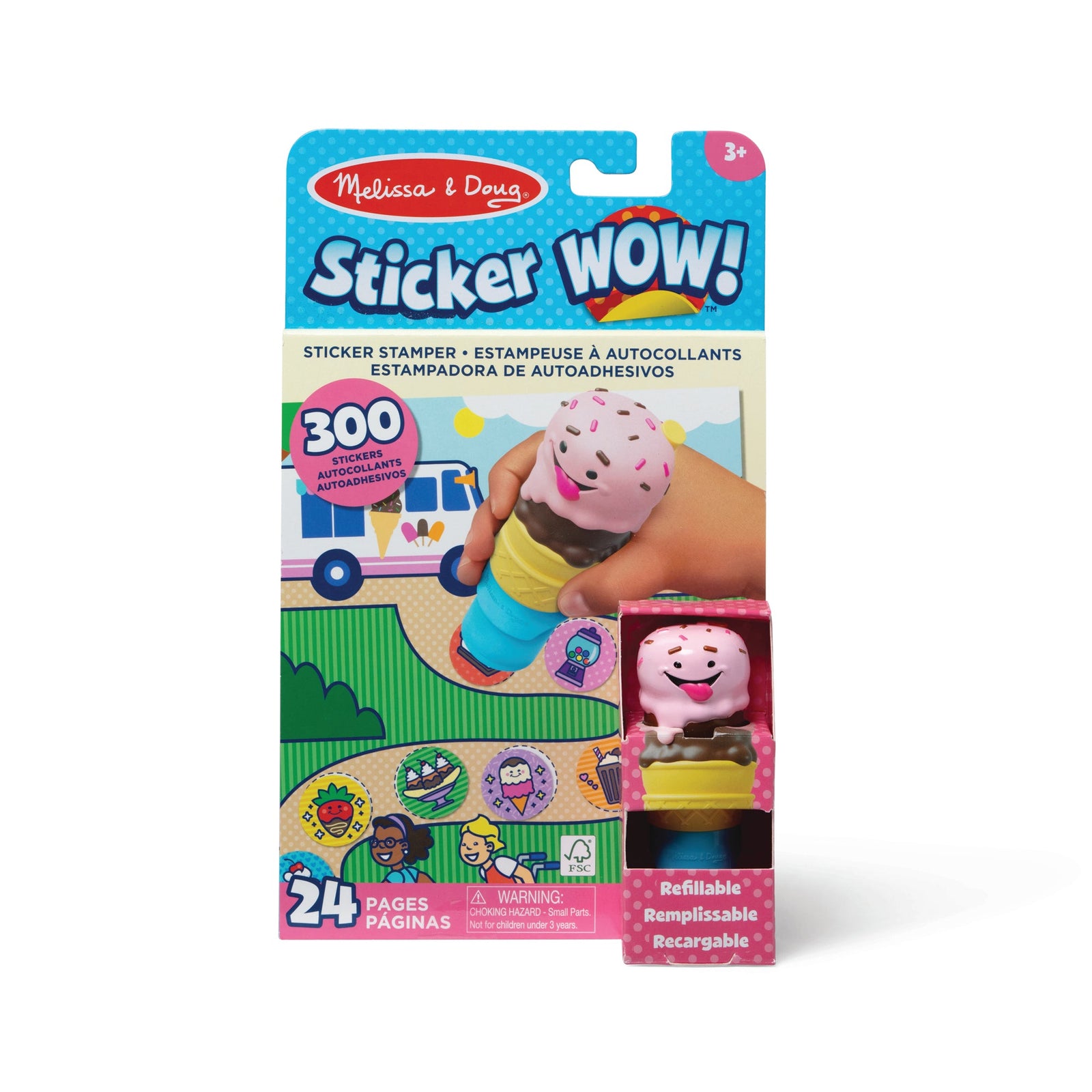 Sticker WOW!™ Activity Pad & Sticker Stamper - Ice Cream V9