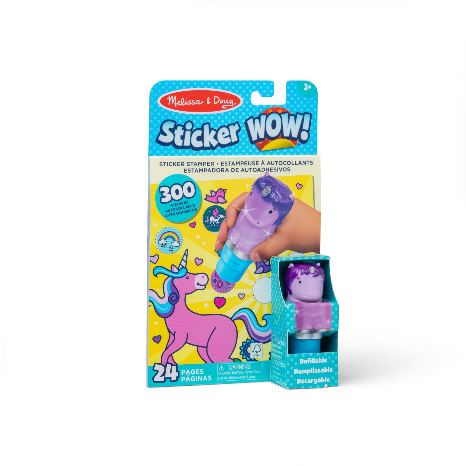 Sticker WOW!™ Activity Pad & Sticker Stamper - Purple Unicorn K8