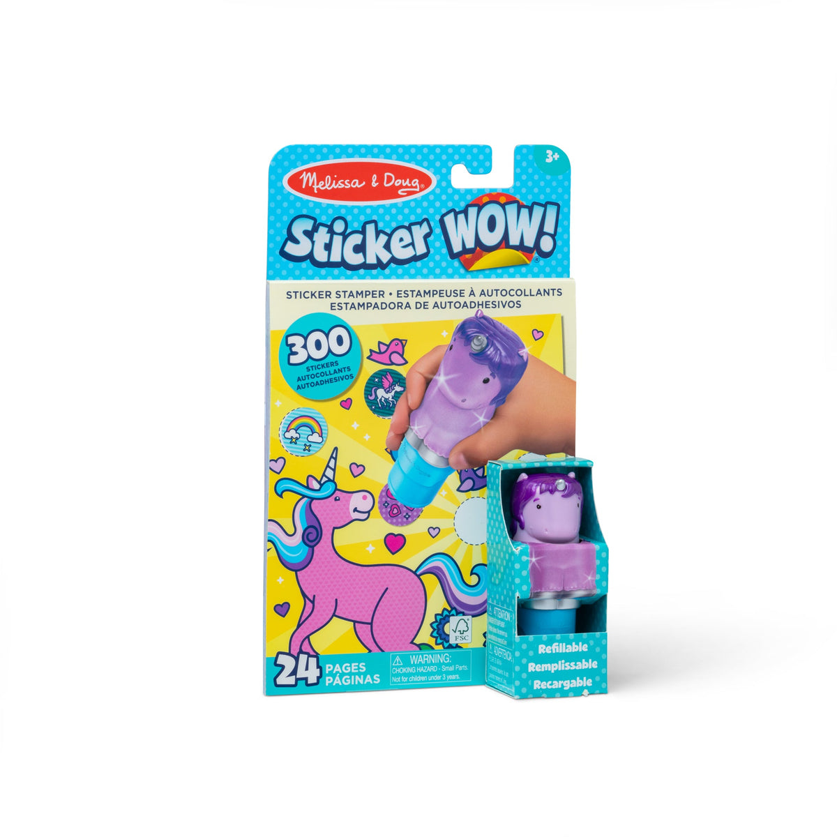 Sticker WOW!™ Activity Pad & Sticker Stamper - Purple Unicorn X2