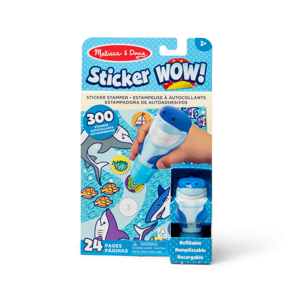 Sticker WOW!™ Activity Pad & Sticker Stamper - Shark F3